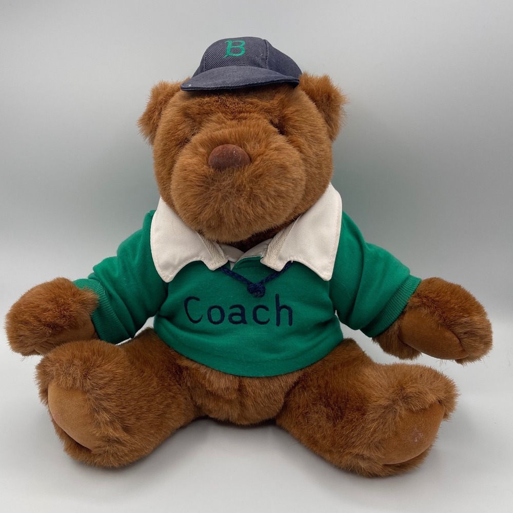 Vintage 1991 Lands End by Gund Coach Teddy Bear Limited Edition Plush 12 Inch